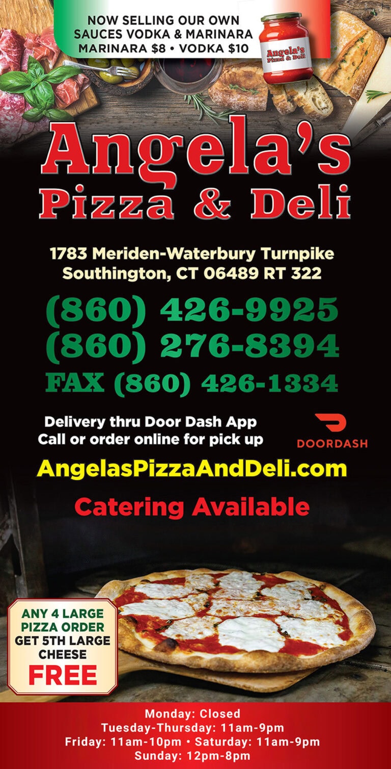 Angela's Pizza & Deli Menu | Southington, CT